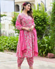 Nyra Cut" Cotton Printed Kurti Set with Embroidered Choli and Mulmul Dupatta - A Fusion of Comfort and Elegance